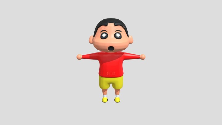 Shinchan Rig 3d Model 3D Model