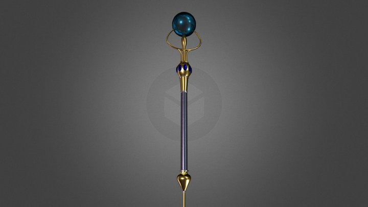 Witchtember - Day 3 "Magic Wand" 3D Model