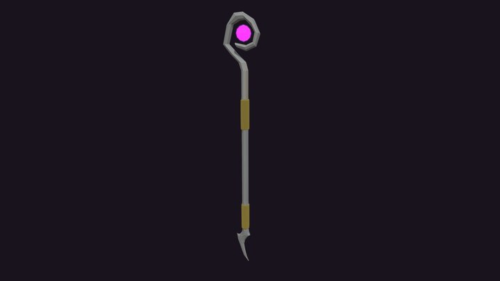 Cajado Mágico - Magic Staff 3D Model