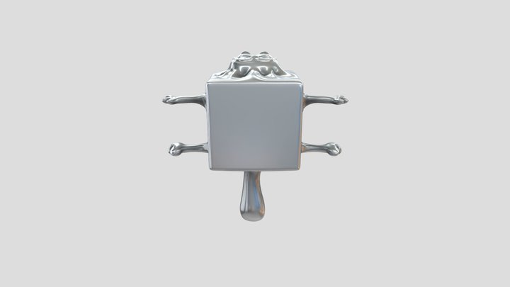 Garfield Cube 3D Model