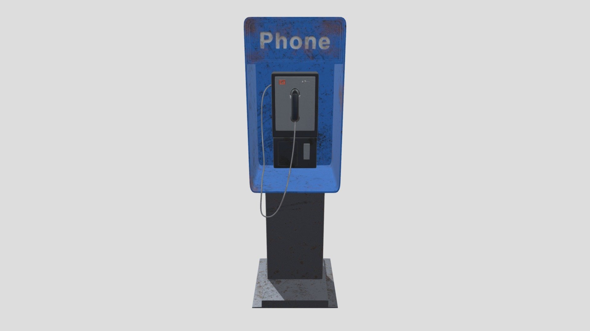 Phonebooth Hard-Surface Model