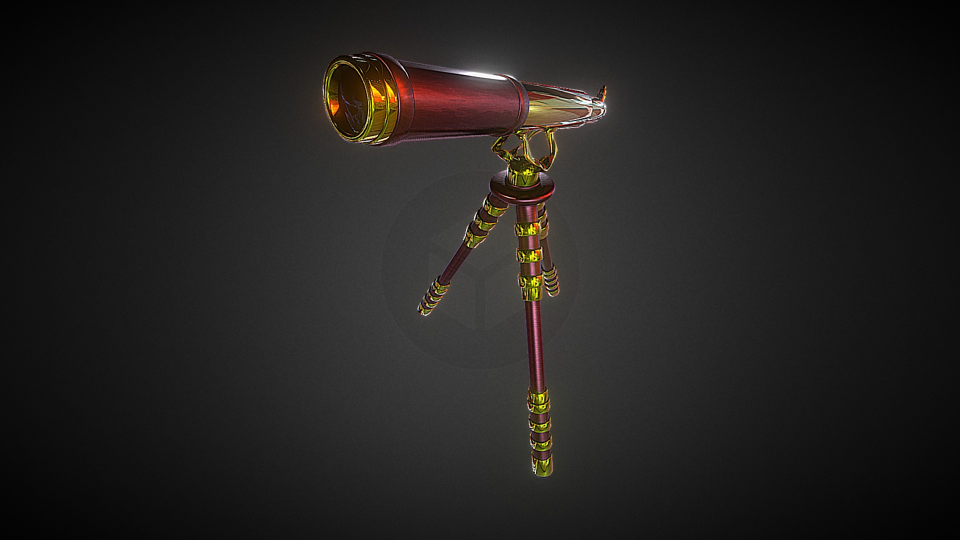 3D model Telescope - This is a 3D model of the Telescope. The 3D model is about a person in a garment.