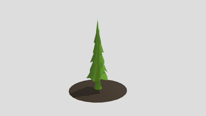 low poly tree for game or video 3D Model
