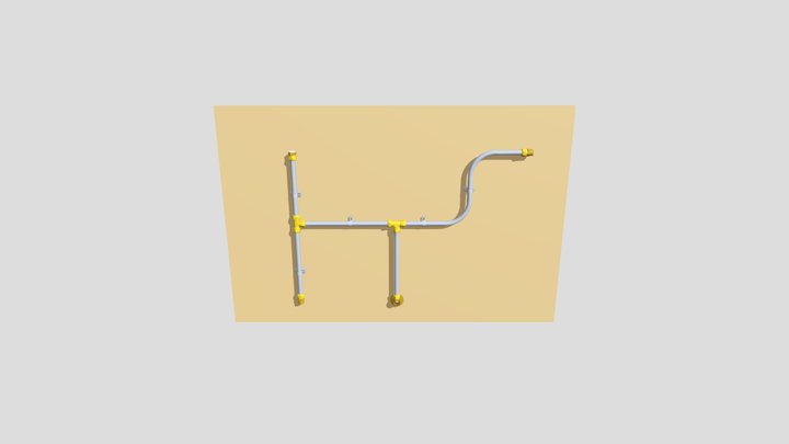 bordwerkstuk dunwandig staal 3D Model