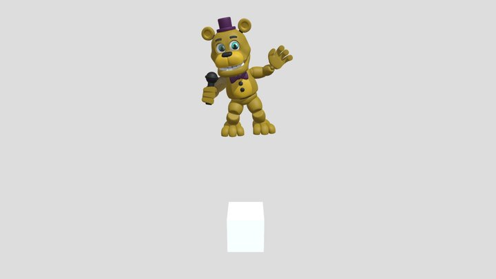 Adventure Fredbear 3D Model