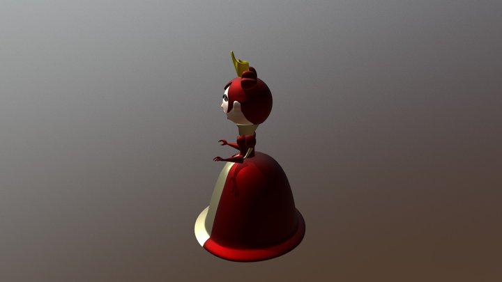 Queen Of Hearts 3D Model