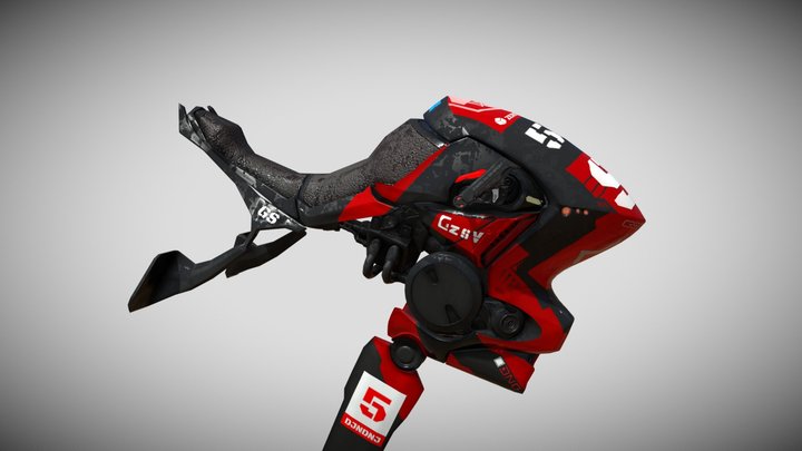 Jet ski water ski 3D Model