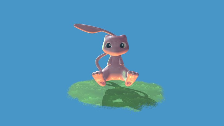 Mew Pokemon : Personal Project 3D Model