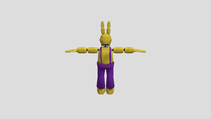 Spring Bonnie 3D Model