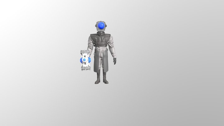 large laser man 3D Model