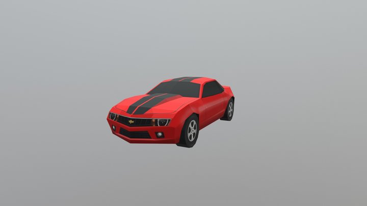 Red Chevy 3D Model