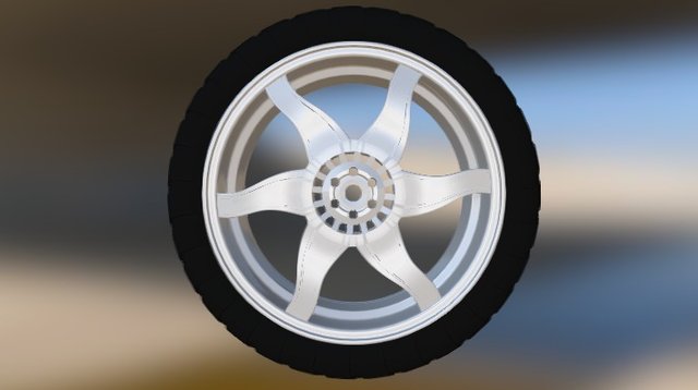 Wheel Exo1 3D Model