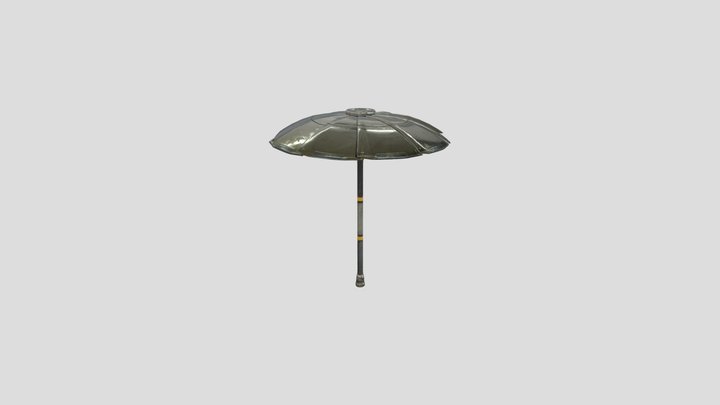 Fortnite BR Umbrella Platinum 3D Model