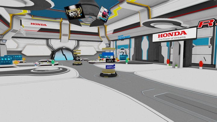 Honda VR Display CAR 3D Model