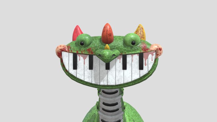 Pianosaurus 3D Model