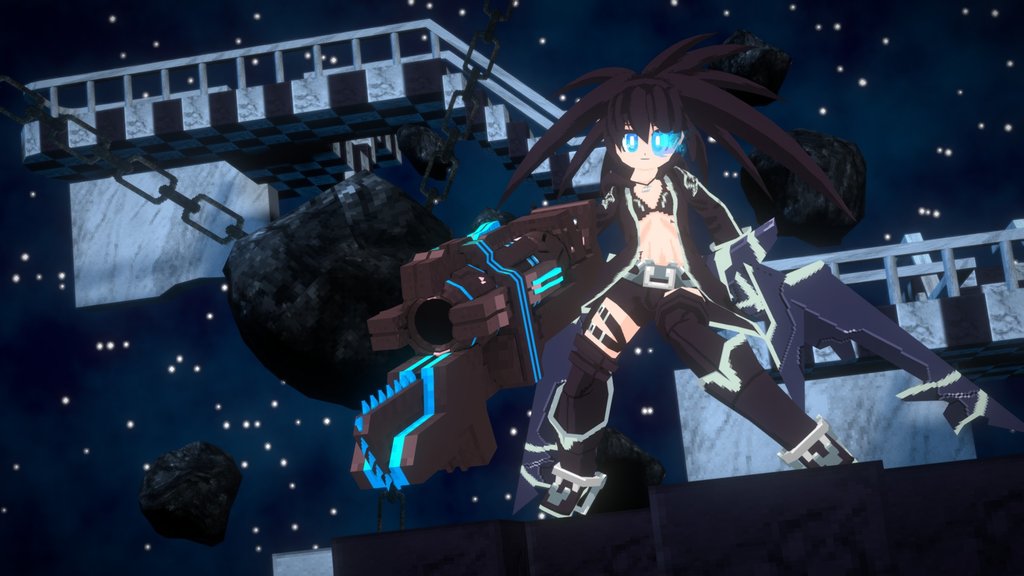 Black Rock Shooter - A 3D model collection by EchoFlowey - Sketchfab