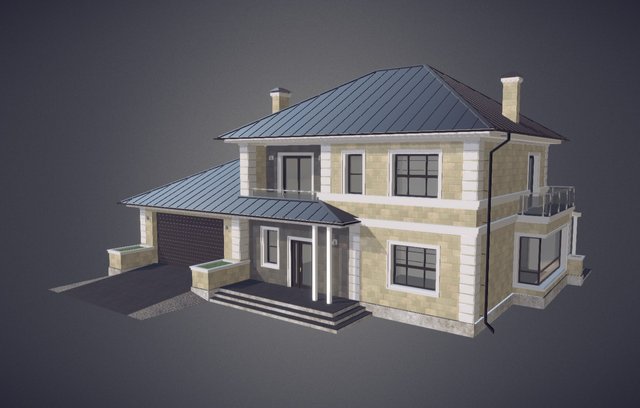 Cottage 1 3D Model
