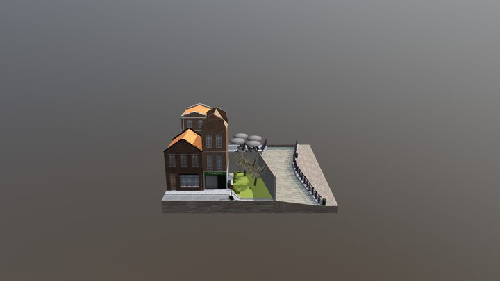 1DAE08 Luckas Vermeir cityscene redeo 3D Model