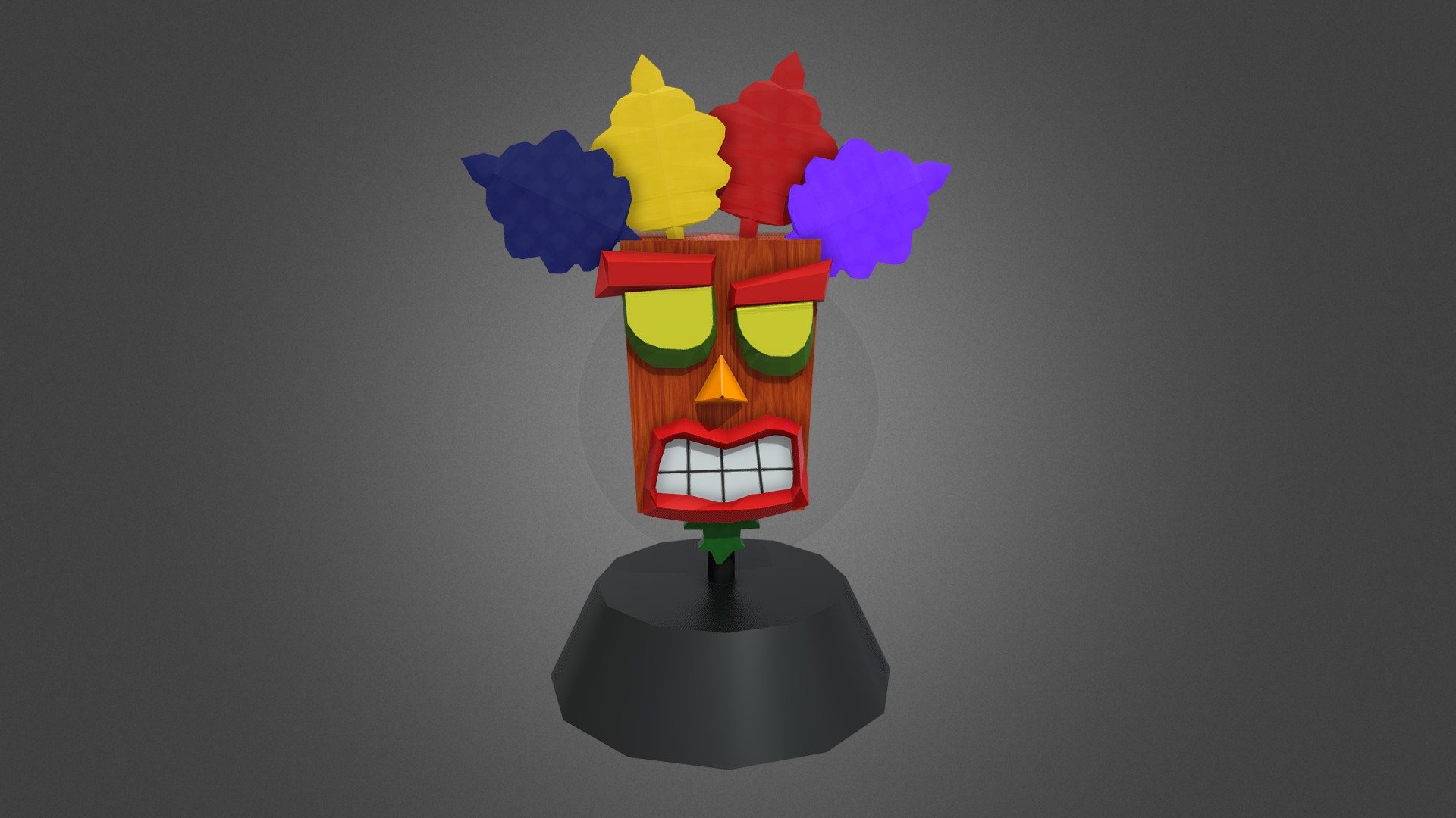Crash Bandicoot - Aku Aku - Download Free 3D model by Cem Alagozlu (@cem.alagozlu)
