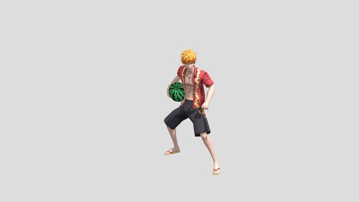 Ichigo 3D Model