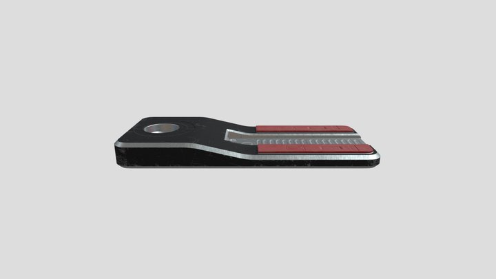 Sci Fi Hard drive 3D Model