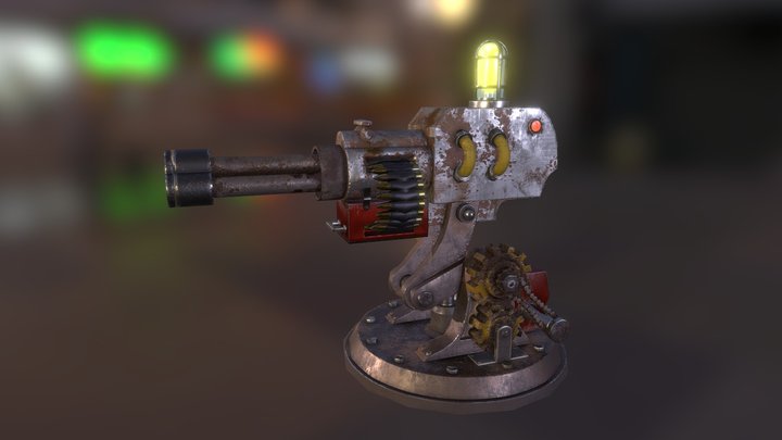 Turret 3D Model