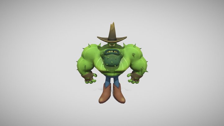 Cactus 3D Model