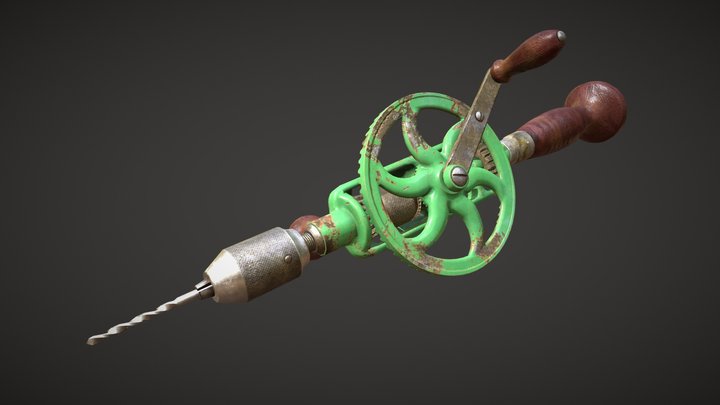 DAE GAP - Millers Falls No.980 Hand Drill 3D Model