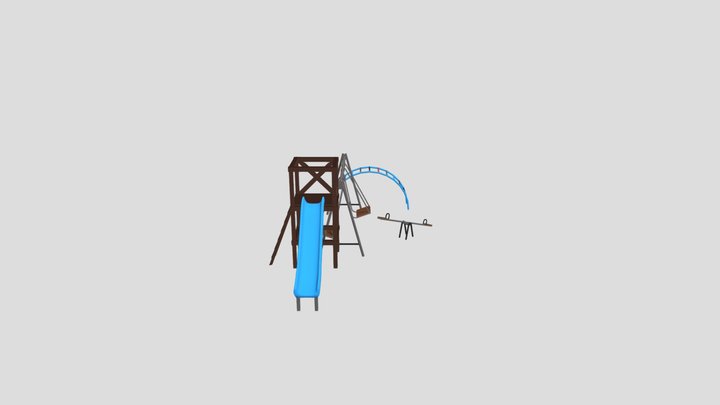 Kid Slides 3D Model