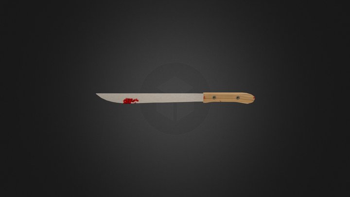 Facao Texturizado 3D Model