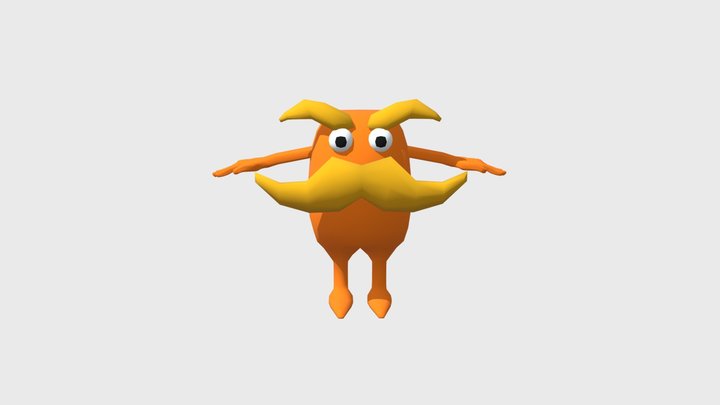 (Cursed) Lorax 3D Model