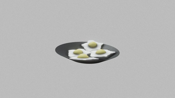 telor ceplok 3D Model
