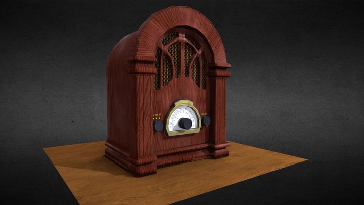[student work] 1900's radio 3D Model