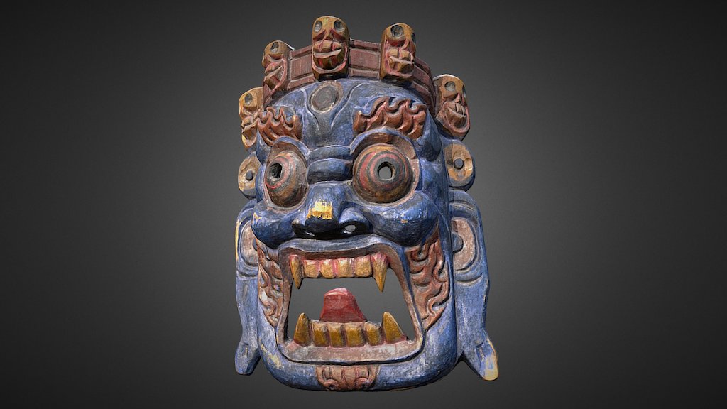 Nepalese tribal mask