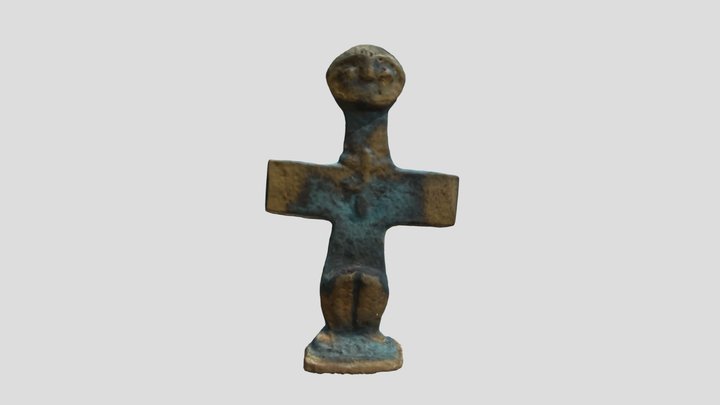 Idole de Pomos - Chypre antique 3D Model