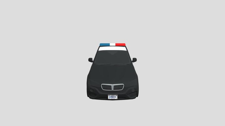 Police 3D Model