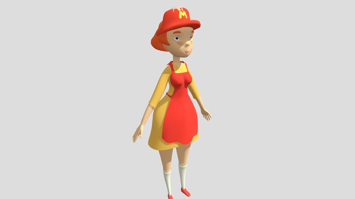 Character McDonals 3D Model