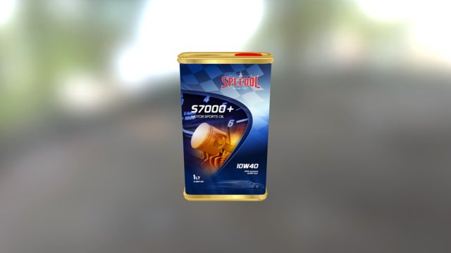 Speedol, Motor Sports Oil 3D Model