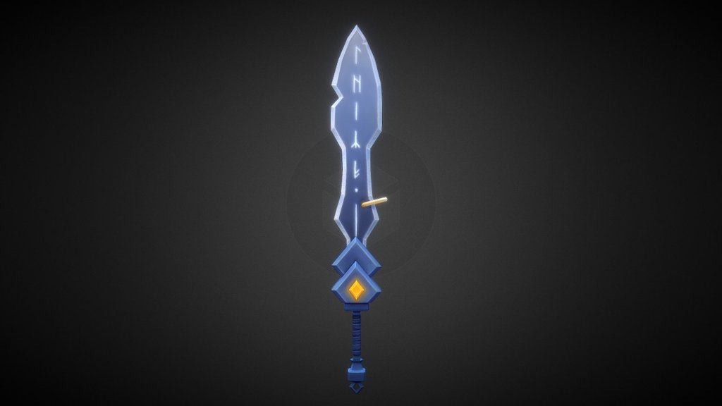 Low Poly Sword - 3D model by Maude Martin-Carrier (@sheiya) [9174c65 ...