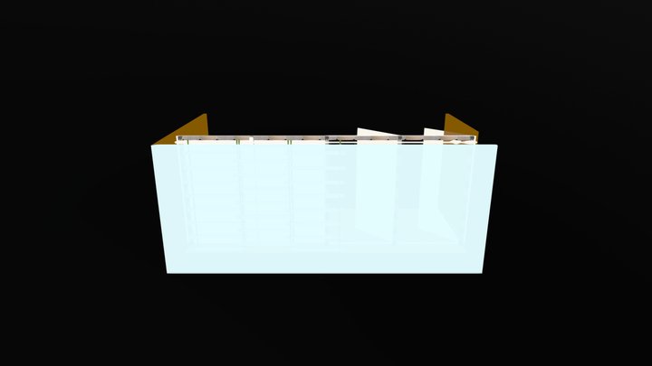 Promo wall backlit 3D Model
