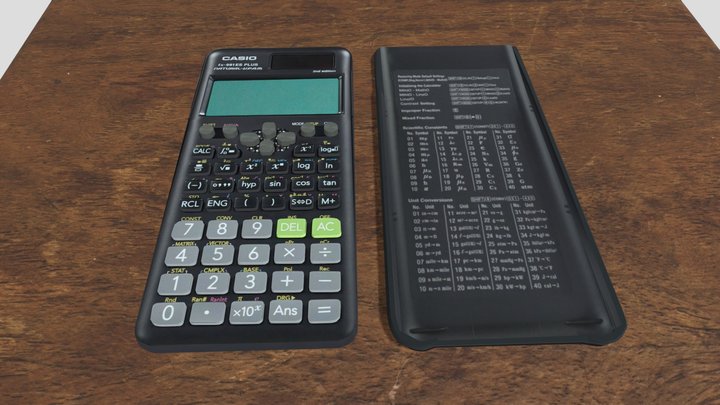 fx-991es plus calcualtor 3D Model
