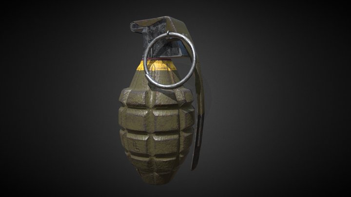Grenade Mk II 3D Model