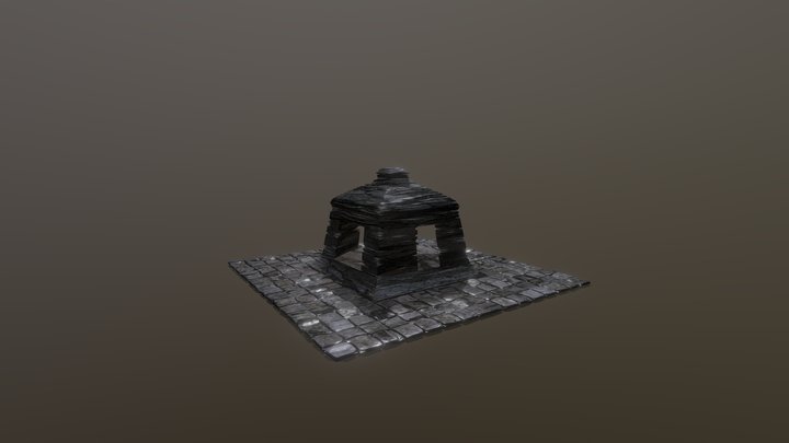 Temple ruin 3D Model