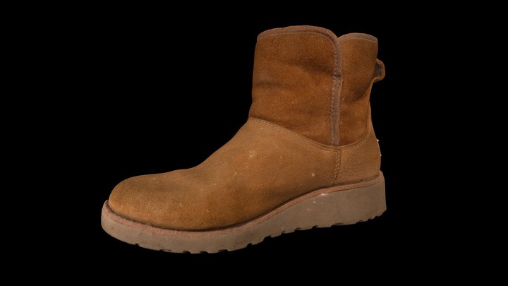 UGG Classic Chestnut Boots 3D Model