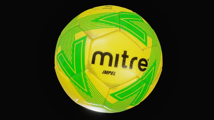 Mitre training football 3D Model