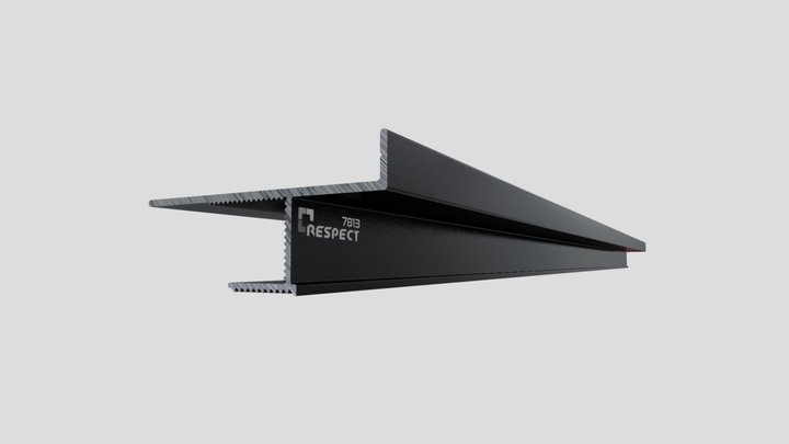 Теневой профиль для потолка RESPECT 7813 3D Model