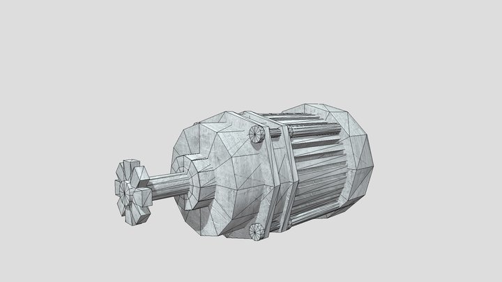Bldc Motor 750w 3D Model