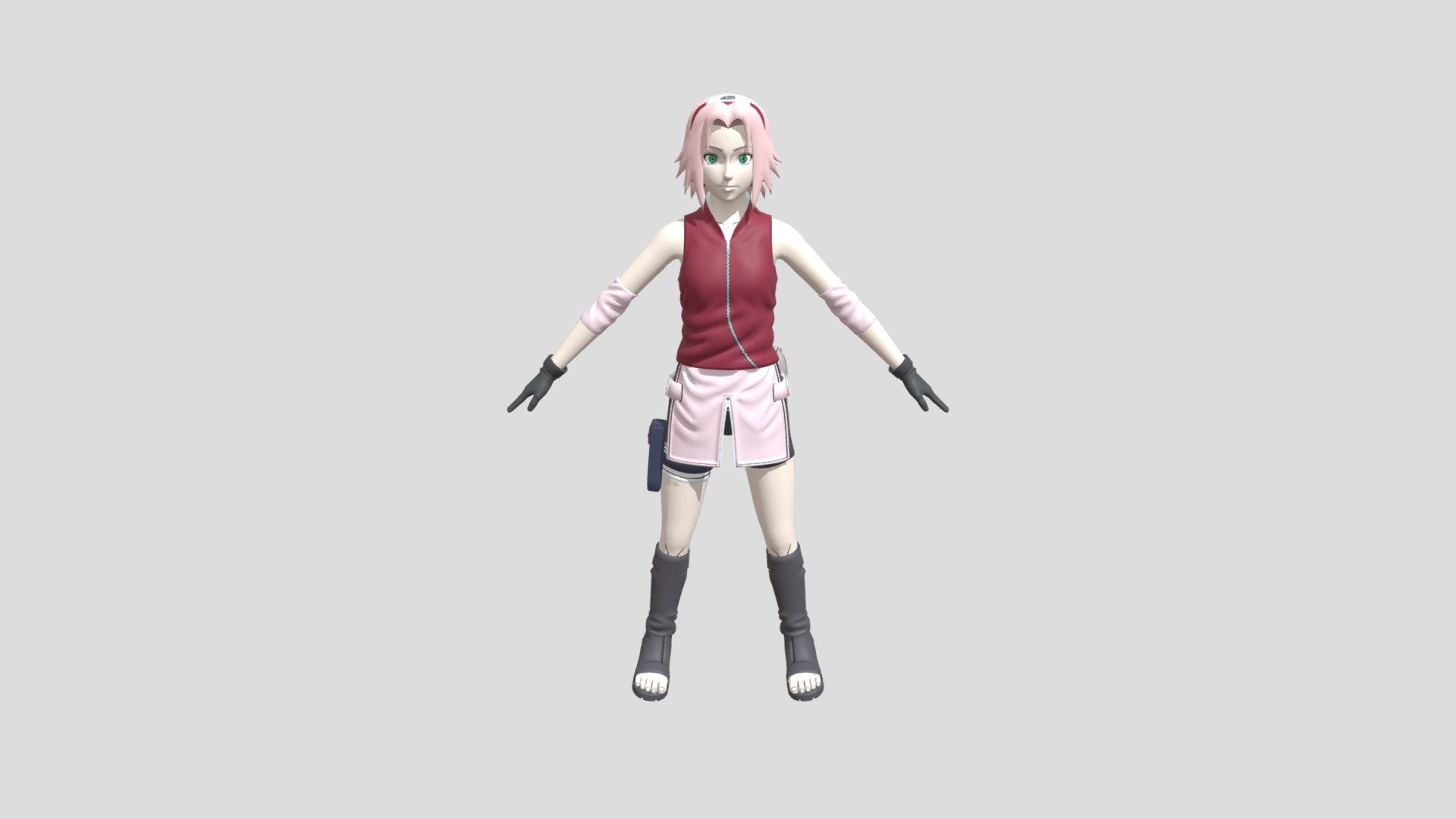 Sakura Haruno - 3D model by Tigerar1 (@allanromanreyes) [91794ac ...