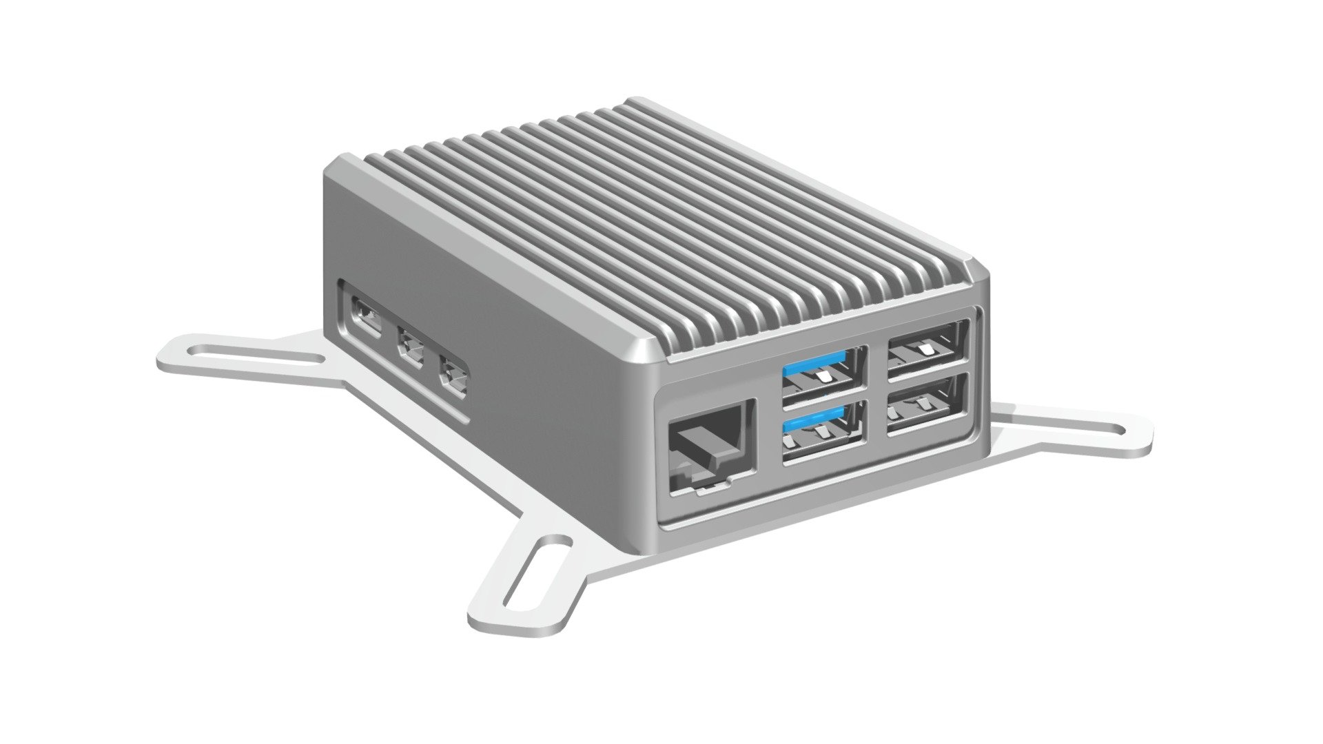 Raspberry Pi 5 heatsink case - RPH-5-FH-S — Sketchfab embed 3D viewer