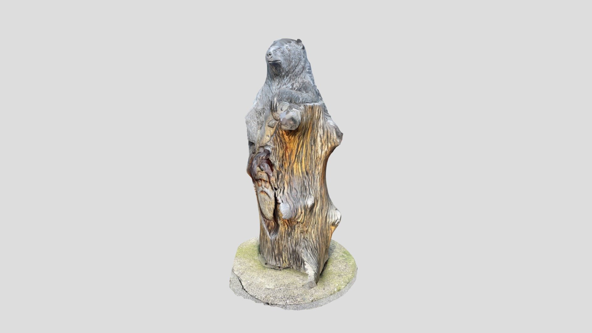 What a bear does in the woods